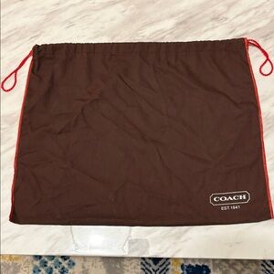 COACH Brown Dust Bag 19 x 15 inches